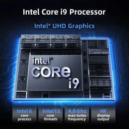 Mini PC Windows 11 Intel Core I9 10980HK/Intel N150/i7 4510U/i3 6100 16GB RAM 1TB 2TB SSD Portable PC Gamer Computer WIFI 6 BT5.2 4K Mini Gaming Pc Desktop