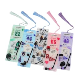 Off Campus Ice Hockey Romantic Story Acrylic Bookmark, Printed with Characters from the Novel 'Briar University'