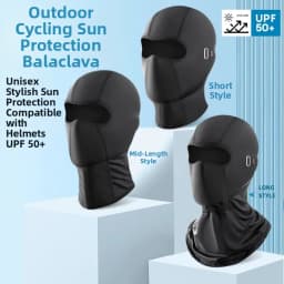 Motorcycle Balaclava UV Protection Cycling Sun Protection Headgear Non-Shifting Face Mask, Moisture-Wicking, Outdoor Sports