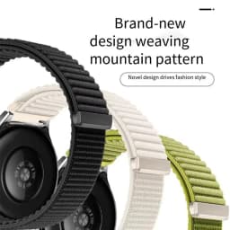18/20/22mm Braided Nylon Strap for Huawei Watch GT7/6/5/4 46mm 41mm Bracelet for Garmin Forerunner 70 170 55 165 970 570 965 265