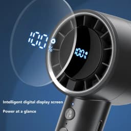 Lenovo Handheld Fan Ice Pack Refrigeration Air Conditioner Portable Silent High-Speed LED Display USB Charging Fan 2026 New