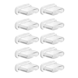 Silicone Type-C Anti-Dust Port Plug & Protector with Cleaning Brush Compatible with iPhone Samsung Xiaomi Huawei Phone Accessory