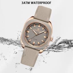 NAVIFORCE Classic Fashion Soft Silicone Strap Watch for Women Simple Casual Quartz Female Bracelet Waterproof Ladies Wristwatch