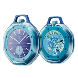 For Swatch x AP Royal Pop Pocket Watch Protective Case, Crystal Clear/Colorful Soft TPU Cover, Anti-Scratch Shockproof Shell