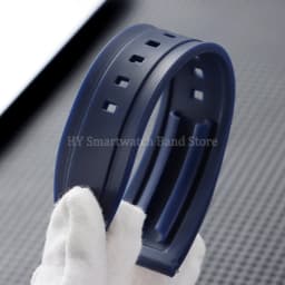 18mm 20mm 22mm 24mm Silicone Watch Strap for Omega for Roelx for Huawei Quick Release Belt Fold Clasp Waterproof Rubber Bracelet