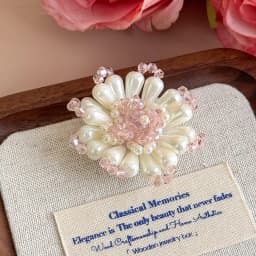 Korean Beaded Flower Shoe Charms Clear Crystal Jelly Shoes DIY Accessories Removable Clips for Sneakers Flats Sweet Decorations