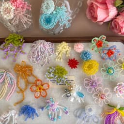 Korean Beaded Flower Shoe Charms Clear Crystal Jelly Shoes DIY Accessories Removable Clips for Sneakers Flats Sweet Decorations