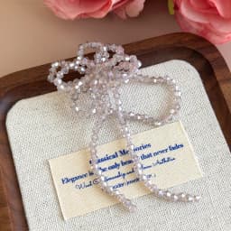 Korean Beaded Flower Shoe Charms Clear Crystal Jelly Shoes DIY Accessories Removable Clips for Sneakers Flats Sweet Decorations