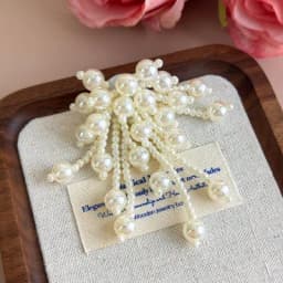 Korean Beaded Flower Shoe Charms Clear Crystal Jelly Shoes DIY Accessories Removable Clips for Sneakers Flats Sweet Decorations
