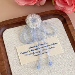 Korean Beaded Flower Shoe Charms Clear Crystal Jelly Shoes DIY Accessories Removable Clips for Sneakers Flats Sweet Decorations
