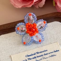 Korean Beaded Flower Shoe Charms Clear Crystal Jelly Shoes DIY Accessories Removable Clips for Sneakers Flats Sweet Decorations