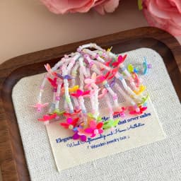 Korean Beaded Flower Shoe Charms Clear Crystal Jelly Shoes DIY Accessories Removable Clips for Sneakers Flats Sweet Decorations