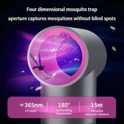 Lenovo Household Mosquito Killer Lamp USB Plug-in Portable Indoor Outdoor Quiet Anti Mosquito Device Electric Shock Zapper 2026