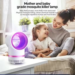 Lenovo Household Mosquito Killer Lamp USB Plug-in Portable Indoor Outdoor Quiet Anti Mosquito Device Electric Shock Zapper 2026
