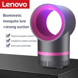 Lenovo Household Mosquito Killer Lamp USB Plug-in Portable Indoor Outdoor Quiet Anti Mosquito Device Electric Shock Zapper 2026