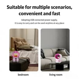 Lenovo Household Mosquito Killer Lamp USB Plug-in Portable Indoor Outdoor Quiet Anti Mosquito Device Electric Shock Zapper 2026