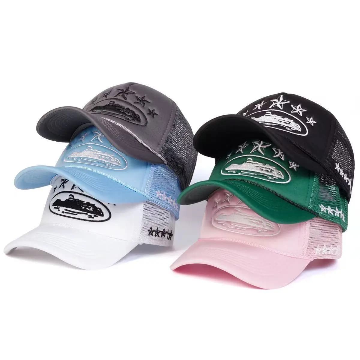 New Style Unisex Baseball Cap Classic Embroidered Pattern Mesh Cap Men and Women Breathable Streetwear Summer Trucker Hat