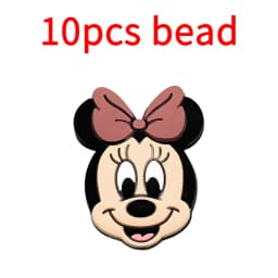 10pcs Silicone Cartoon Bead Baby Pacifier Bead Pacifier Chain Accessories Ornaments