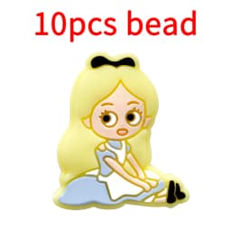 10pcs Silicone Cartoon Bead Baby Pacifier Bead Pacifier Chain Accessories Ornaments