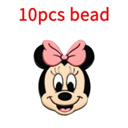 10pcs Silicone Cartoon Bead Baby Pacifier Bead Pacifier Chain Accessories Ornaments