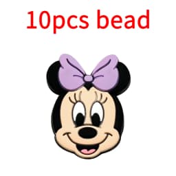 10pcs Silicone Cartoon Bead Baby Pacifier Bead Pacifier Chain Accessories Ornaments