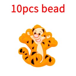 10pcs Silicone Cartoon Bead Baby Pacifier Bead Pacifier Chain Accessories Ornaments