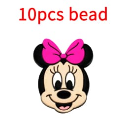 10pcs Silicone Cartoon Bead Baby Pacifier Bead Pacifier Chain Accessories Ornaments