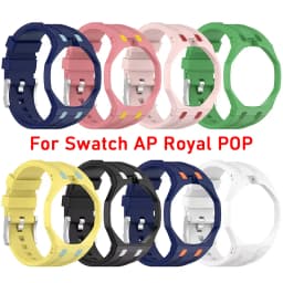 Luxury Modification Kit For Swatch X AP Roya PO PC Watch Case + Silicone Strap Pocket Changer To Wristwatch Accessories