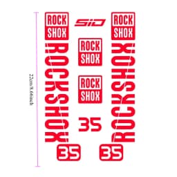 1SET Mountain Bike Fork Decals Waterproof Vinyl Stickers Holographic Colorful Accessory Multi-color Options