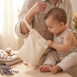 Baby Diaper Bag Muslin Cotton Gauze Wet Bag Portable Travel Hanging Organizer Pouch Infant Toddler Mommy Cosmetic Bag Best