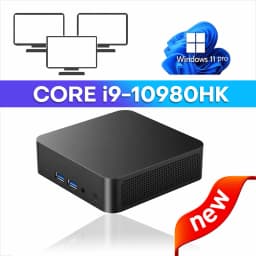 Portable Mini PC Intel Core I9 10980HK/8950HK/i3-6100U Computer Windows 11 Pro 16GB 1TB 2TB Gaming PC WiFi6 BT5.2 USB3.0 Mini Desktop PC