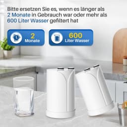 Faucet Water Filter Compatible with Brita On Tap HF/V/V-MF Tap 600L Water Filter for BRITA On Tap V Filter Cartridge