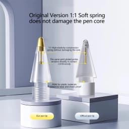 4/6pcs Pencil Nib Tips for Apple Pencil Pro 2nd 1st Gen Replacement Stylus Pen Tip for iPad Pen Nibs With Storage Case Set