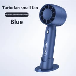 Lenovo Handheld Fan USB Rechargeable 2 in 1 Desk Fan Strong Wind Mini Cooling Fan Quiet Small Air Cooler for Office Travel