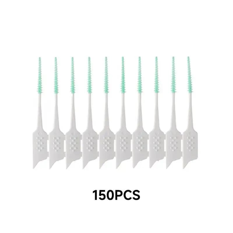 Interdental Brushes 150 Pieces, Dental Cleaning Tools for Daily Oral Hygiene