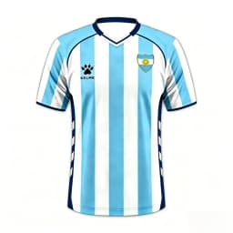 2026 Argentina Style Men's Soccer Jersey Short Sleeve Sports T-shirt for Training Daily Wear and Casual Sports