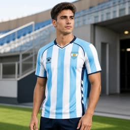 2026 Argentina Style Men's Soccer Jersey Short Sleeve Sports T-shirt for Training Daily Wear and Casual Sports