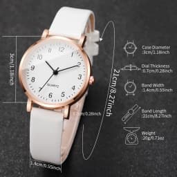Elegant Small Dial Women Quartz Watch Simple Leather Strap Ladies Wristwatches Reloj Mujer Girls Clock Gift(Without Box)