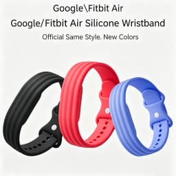 Sport Silicone Watch Strap for Google Fitbit Air Rubber Bracelet Breathable Band Wristband