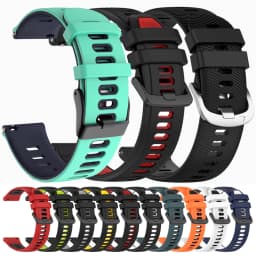 20/22mm Official Strap For Garmin Forerunner 55 245 165 255 265 745 70 170 Music Vivoactive 6 5 Venu Silicone Bands Replacement