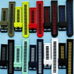 20/22mm Official Strap For Garmin Forerunner 55 245 165 255 265 745 70 170 Music Vivoactive 6 5 Venu Silicone Bands Replacement