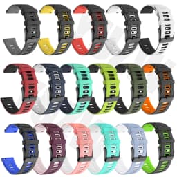 20/22mm Official Strap For Garmin Forerunner 55 245 165 255 265 745 70 170 Music Vivoactive 6 5 Venu Silicone Bands Replacement