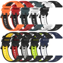 20/22mm Official Strap For Garmin Forerunner 55 245 165 255 265 745 70 170 Music Vivoactive 6 5 Venu Silicone Bands Replacement