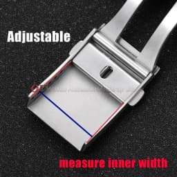 18mm 20mm 22mm Stainless Steel Extended Fold Solid Watch Buckle for Seiko Silver Double Push Safety Milled Clasp Watchband Clasp