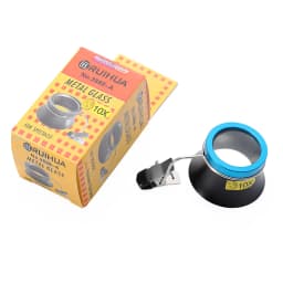 5X 10X 20X Eyeglass Magnifier Clip-On Eye Loupe Magnifying Lens Watchmaker Repair Tool Portable Eyepiece Process Operation Tool
