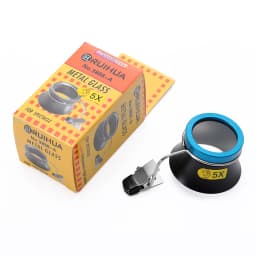 5X 10X 20X Eyeglass Magnifier Clip-On Eye Loupe Magnifying Lens Watchmaker Repair Tool Portable Eyepiece Process Operation Tool