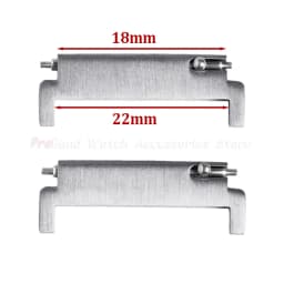 Watch Band Adapters 18mm To 22/22mm , 20mm 22mm To 18/20/22mm Quick Release Pins Lug Connectors Strap Spring Bars Accessories