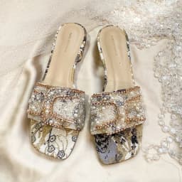 Coarse Sandals, Women's Summer Outside Wear Fashion Flat Women's Rhinestone Sandals, Casual Beach Flip-flops, Women's Shoes
