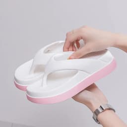 Woman Flip Flops Popular Design Shoes 2025 Trend Platform Casual Sandals Outdoor Non-slip Slippers Unique Features Flat Sandals