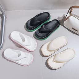 Woman Flip Flops Popular Design Shoes 2025 Trend Platform Casual Sandals Outdoor Non-slip Slippers Unique Features Flat Sandals